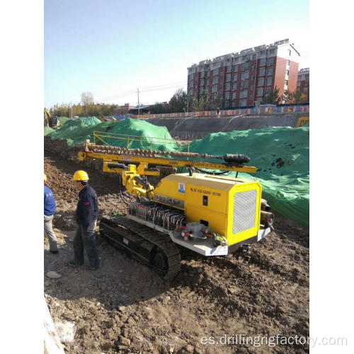 Plataforma de perforación de anclaje para máquina de clavado de suelo